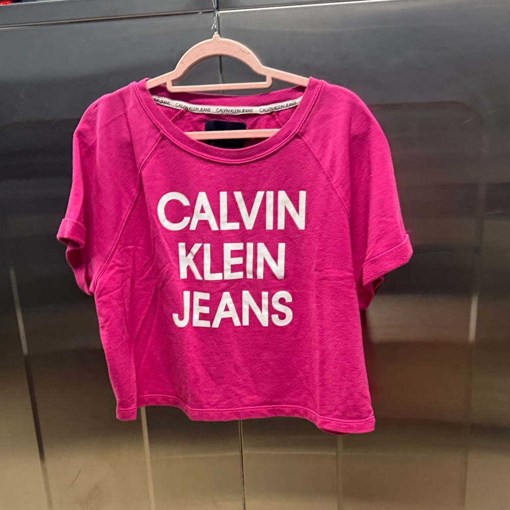 Calvin Klein Jeans Fuchsia Tee